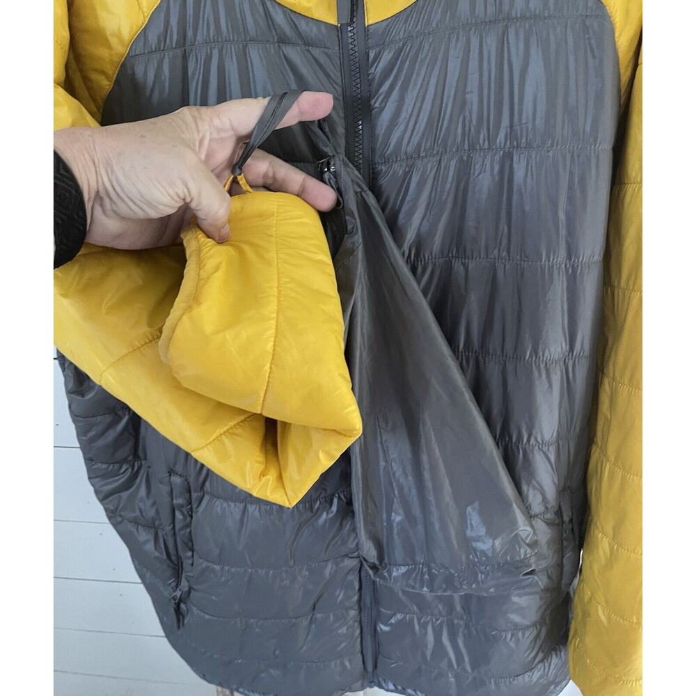 Ks Sport By Kingsize Men's Big & Tall Lightweight Packable Puffer Yellow 3xl View 4